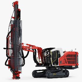 3D Sandvik Ranger DX800i Rigged
